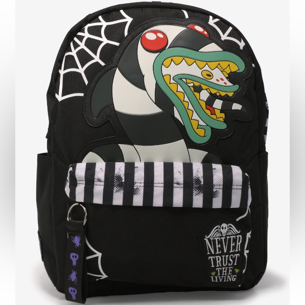 Beetlejuice Sandworm Glow-In-The-Dark Backpack Hot Topic Halloween
